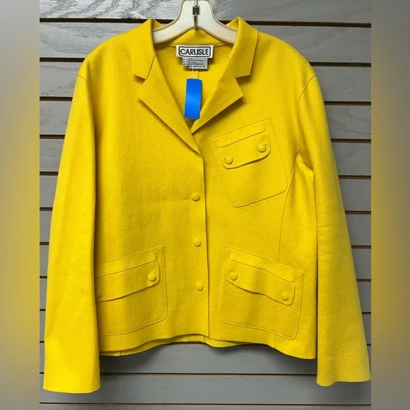 Carlisle Vibrant Yellow Blazer - Picture 1 of 5